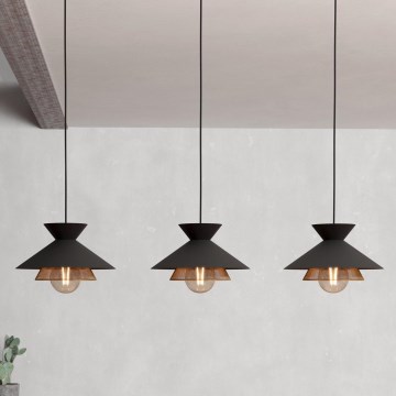 Eglo - Candelabro suspenso 3xE27/40W/230V