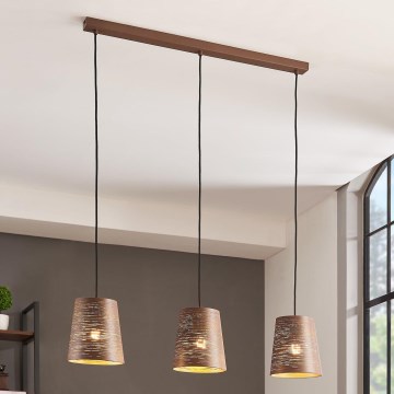 Eglo - Candelabro suspenso 3xE27/40W/230V