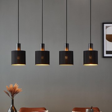 Eglo - Candelabro suspenso 4xE27/28W/230V