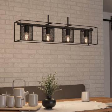 Eglo - Candelabro suspenso 4xE27/40W/230V