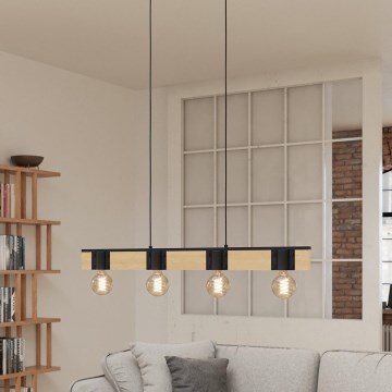 Eglo - Candelabro suspenso 4xE27/40W/230V