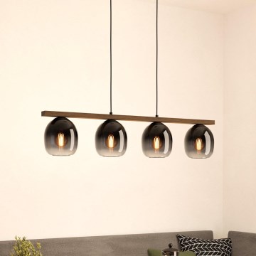 Eglo - Candelabro suspenso 4xE27/40W/230V