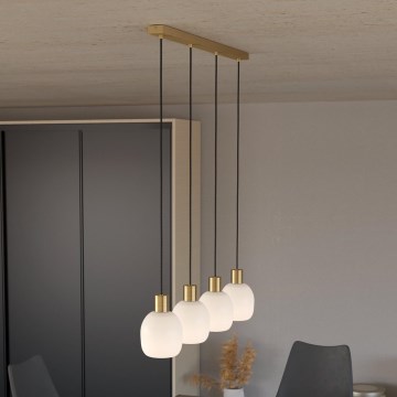 Eglo - Candelabro suspenso 4xE27/40W/230V