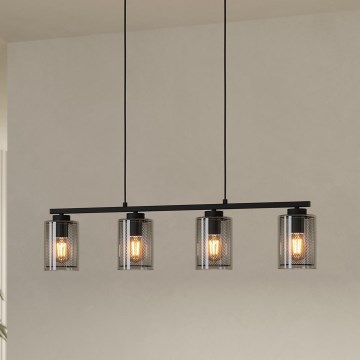 Eglo - Candelabro suspenso 4xE27/40W/230V