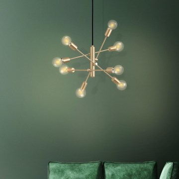 Eglo - Candelabro suspenso 8xE27/40W/230V