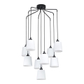 Eglo - Candelabro suspenso 9xE27/40W/230V branco