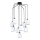 Eglo - Candelabro suspenso 9xE27/40W/230V branco