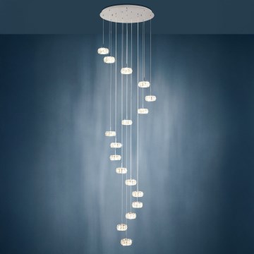 Eglo - Candelabro suspenso LED com regulação 17xLED/4,5W/230V