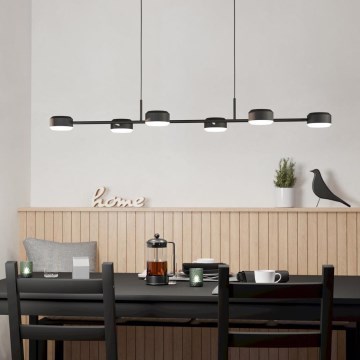 Eglo - Candelabro suspenso LED com regulação 6xLED/7W/230V