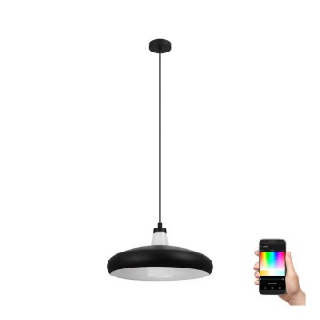 Eglo - Candelabro suspenso LED RGB com regulação TABANERA-C 1xE27/9W/230V
