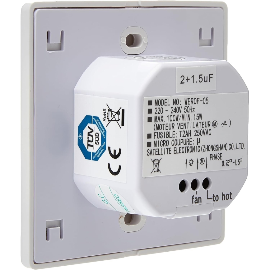 Eglo - Comando de parede para ventilador 100W/230V