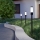 Eglo - Conjunto de 3 candeeiros LED para exterior LED/1W/230V IP44 pretos