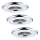 Eglo - Conjunto de 3 luminárias LED para casa de banho IGOA LED/3,3W/230V IP44