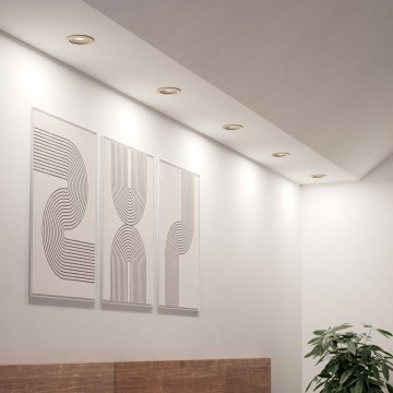 Eglo - Conjunto de 5 spots LED de embutir/4,8W/230V 2700/4000/6500K cromo fosco