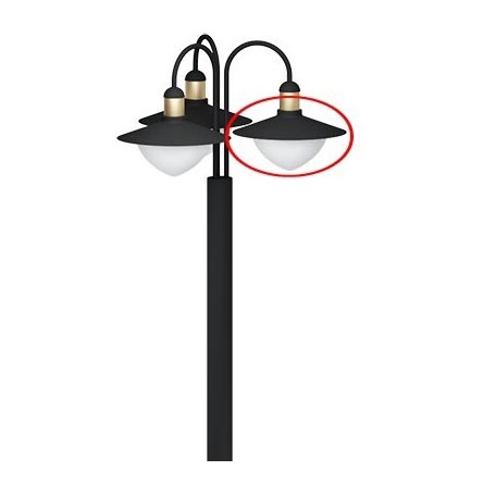 Eglo - Copo de substituição para candeeiro e nástěnnému svítidlu SIRMIONE diâmetro 19 cm