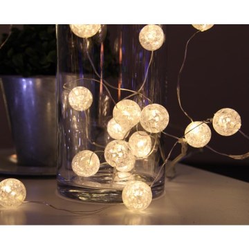 Eglo - Cordão de luzes LED 15xLED/3xAA 1,4m