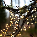 Eglo - Cordão de luzes LED de exterior para Natal, 700 LEDs / 8 modos, 19 m, IP44, branco quente