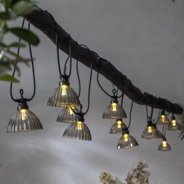 Eglo - Corrente decorativa exterior LED 12xLED/0,066W/3,2V IP44