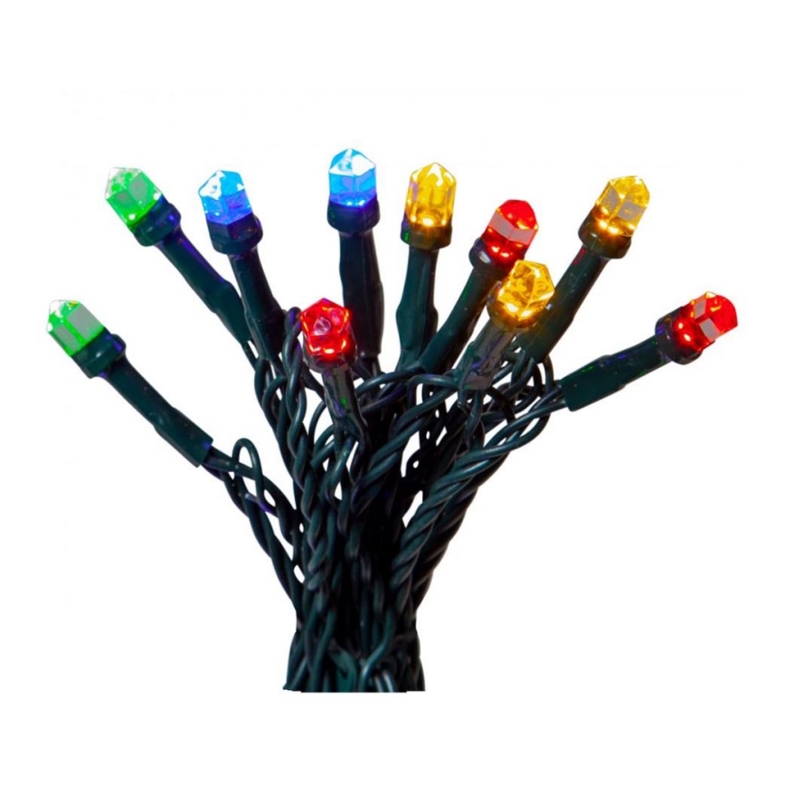 Eglo - Corrente exterior de Natal LED 100xLED/1 função 7,5m IP44 multicolor