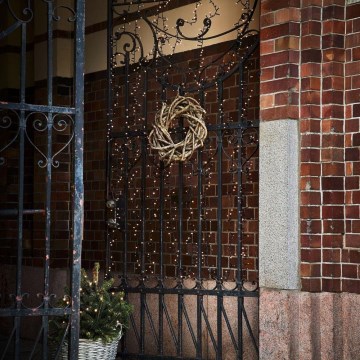 Eglo - Corrente exterior de Natal LED 540xLED 11,9m IP44 branco quente