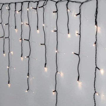 Eglo - Corrente exterior de Natal LED ICE 960xLED 23,9m IP44 branco quente