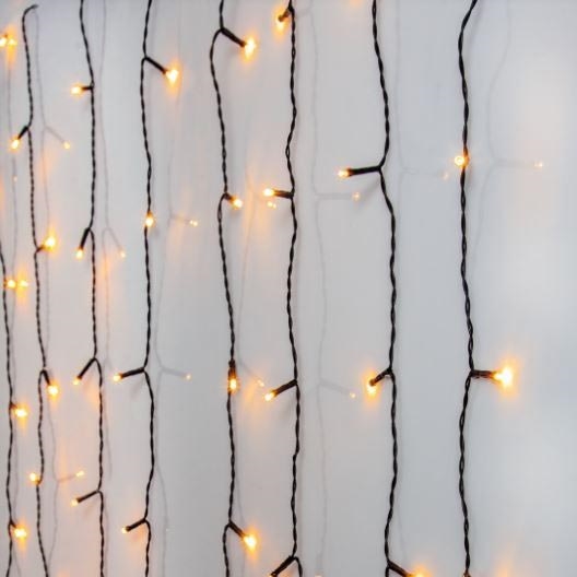 Eglo - Cortina exterior de Natal LED 120xLED 1,3m IP44 branco quente