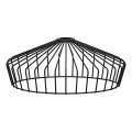 Eglo - Cúpula universal WINKWORTH E27, diâmetro 38 cm, preta