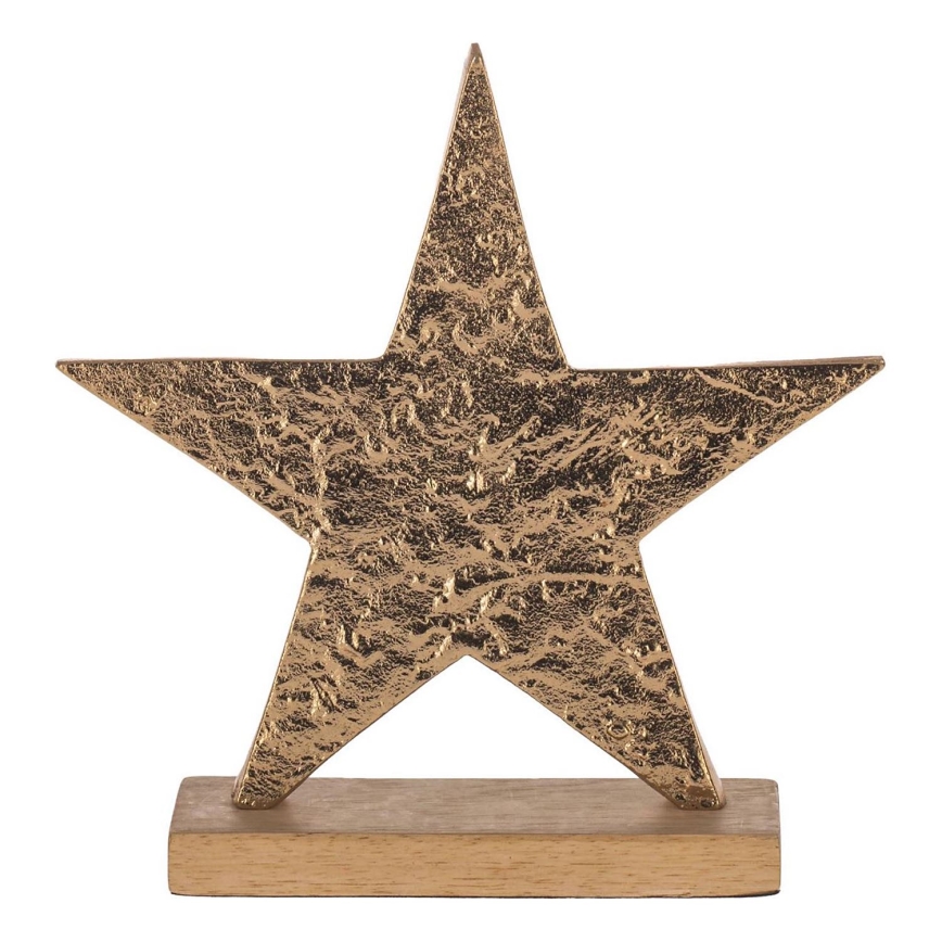 Eglo - Decoração de Natal 21x20,5 cm estrela/dourado