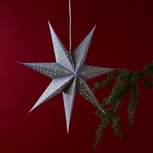 Eglo - Decoração de Natal estrela prateada