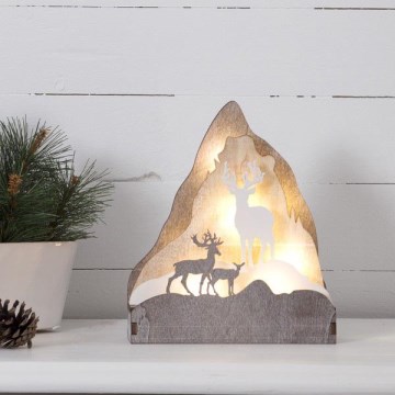 Eglo - Decoração de Natal LED 10xLED/0,03W/2xAA