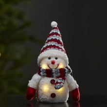 Eglo - Decoração de Natal LED 4xLED/0,06W/3xAAA boneco de neve