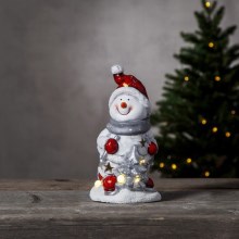 Eglo - Decoração de Natal LED  6xLED/0,06W/2xAAA boneco de neve