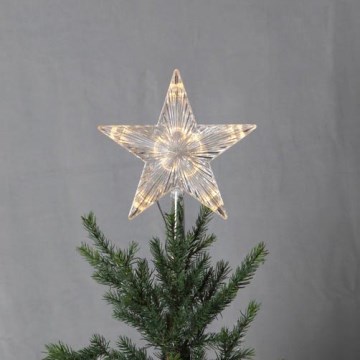 Eglo - Estrela de Natal LED 10xLED/0,06W/2xAA