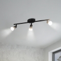 Eglo - Foco LED 3xGU10/2,8W/230V 3000K preto