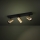 Eglo - Foco LED 3xGU10/4,5W/230V 3000K preto/dourado