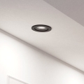 Eglo - Foco LED embutido para teto 1xGU10/4,5W/230V preto