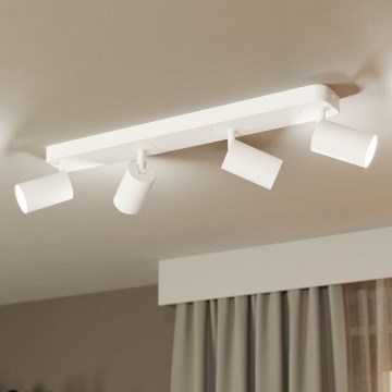 Eglo - Foco LED RGBW com regulação 4xGU10/4,9W/230V branco