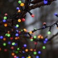 Eglo - Guirlanda de Natal LED para exterior 300 LEDs/8 funções 11m IP44 multicolorido
