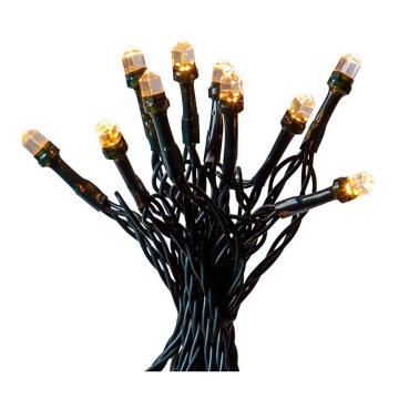 Eglo - Guirlanda LED para exterior, 200 LEDs / 1 função, 20 m, IP44, branco quente