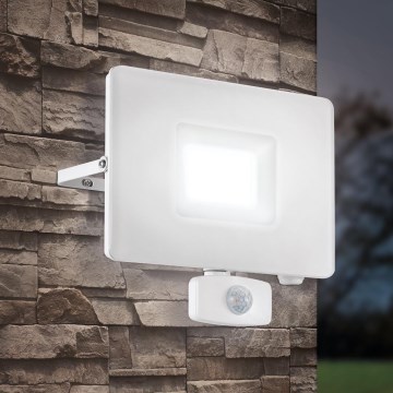 Eglo - Holofote LED com sensor LED/50W/230V IP44