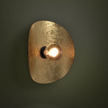 Eglo - Iluminação de parede 1xE27/40W/230V preto/dourado