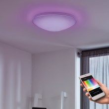 Eglo - Iluminação de parede e teto LED RGB com regulação GIRON-C LED/17W/230V