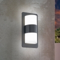 Eglo - Iluminação de parede exterior 2xE27/10W/230V antracite IP44