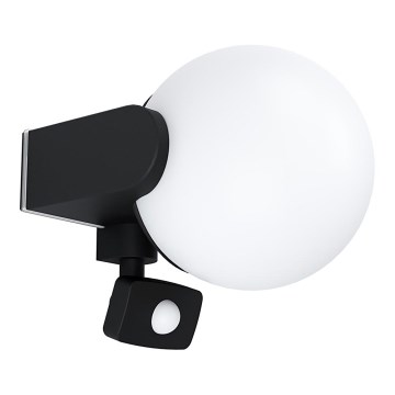 Eglo - Iluminação de parede exterior com sensor 1xE27/15W/230V IP44