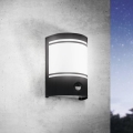 Eglo - Iluminação de parede exterior com sensor 1xE27/40W/230V IP44
