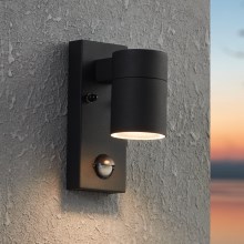 Eglo - Iluminação de parede exterior LED com sensor 1xGU10/3W/230V IP44