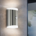 Eglo - Iluminação de parede exterior LED com sensor 2xGU10/4,6W/230V IP44