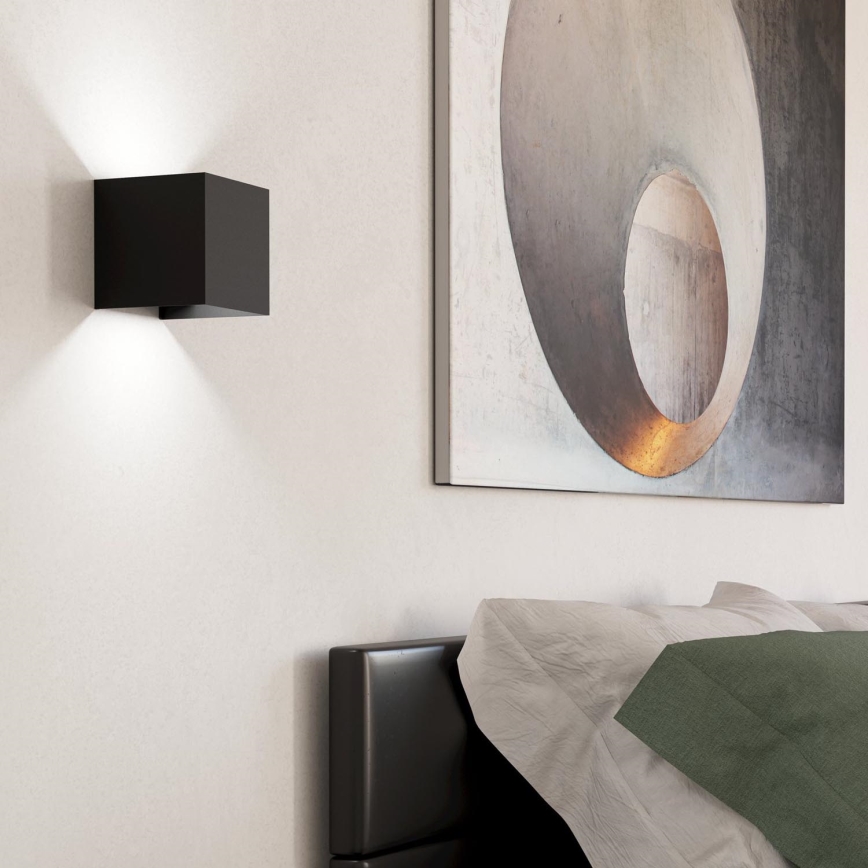 Eglo - Iluminação de parede LED 2xLED/1,5W/230V 3000K preto