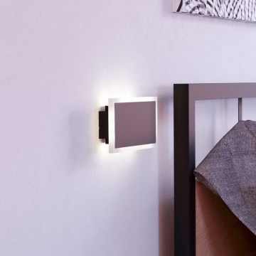 Eglo - Iluminação de parede LED LED/12W/230V 3000K 12x23 cm preto