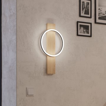 Eglo - Iluminação de parede LED LED/12W/230V 3000K bege/preto